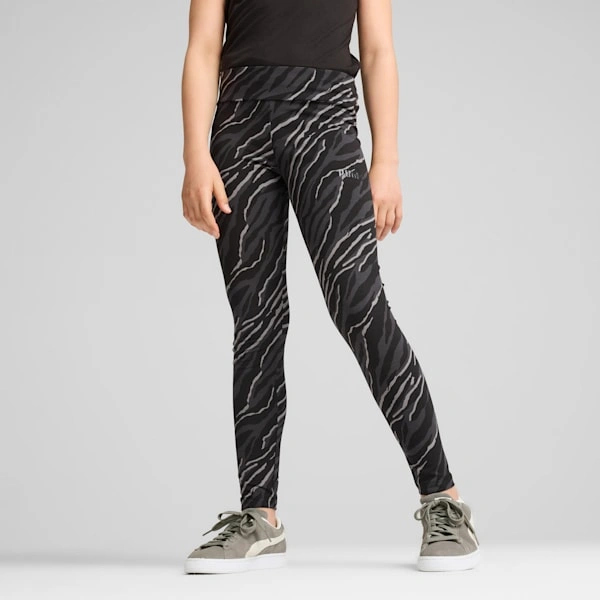 PUMA ESS+ ANIMAL Legíny pro velké děti: Divoký styl, pohodlí a hravost!